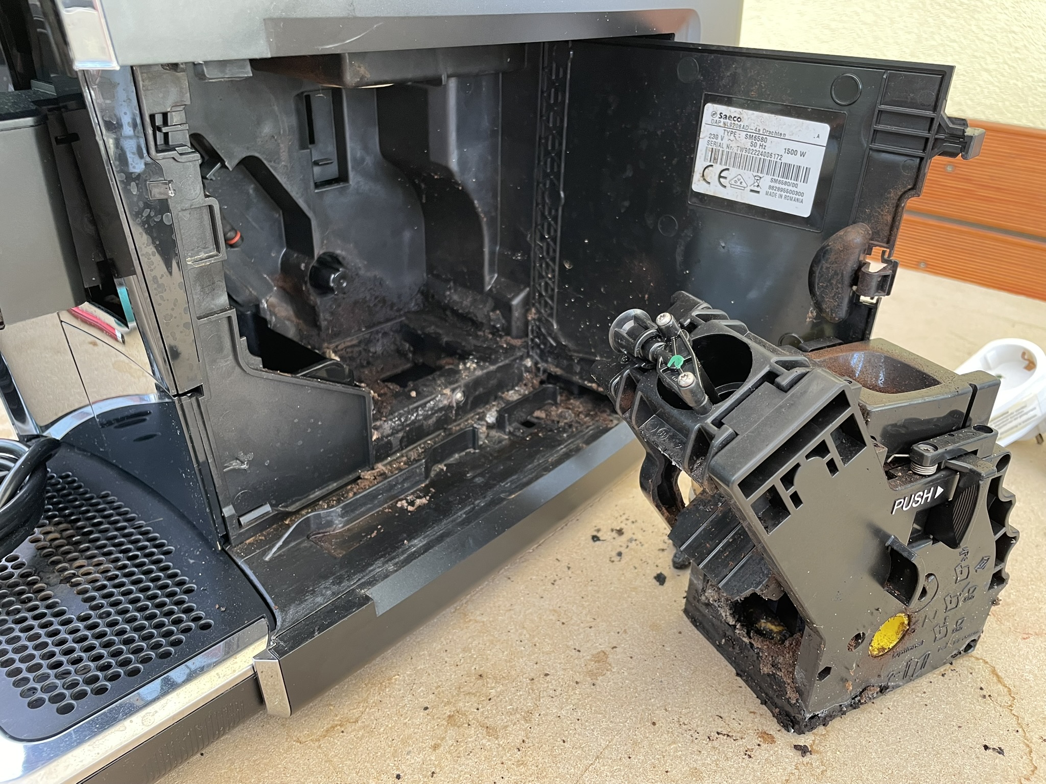 Saeco Gran Aroma penészes főzőegység