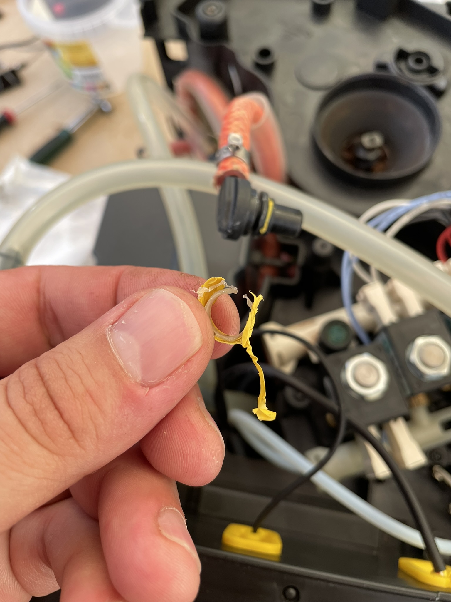 Saeco Xelsis szétszakadt tömítés